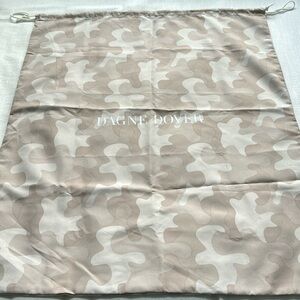 Dagne Dover Large Camo Dust Bag Logo Draw String